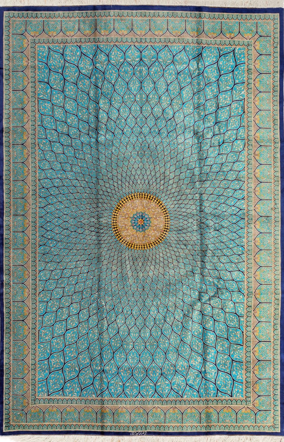 Beautiful Qum Silk Rug